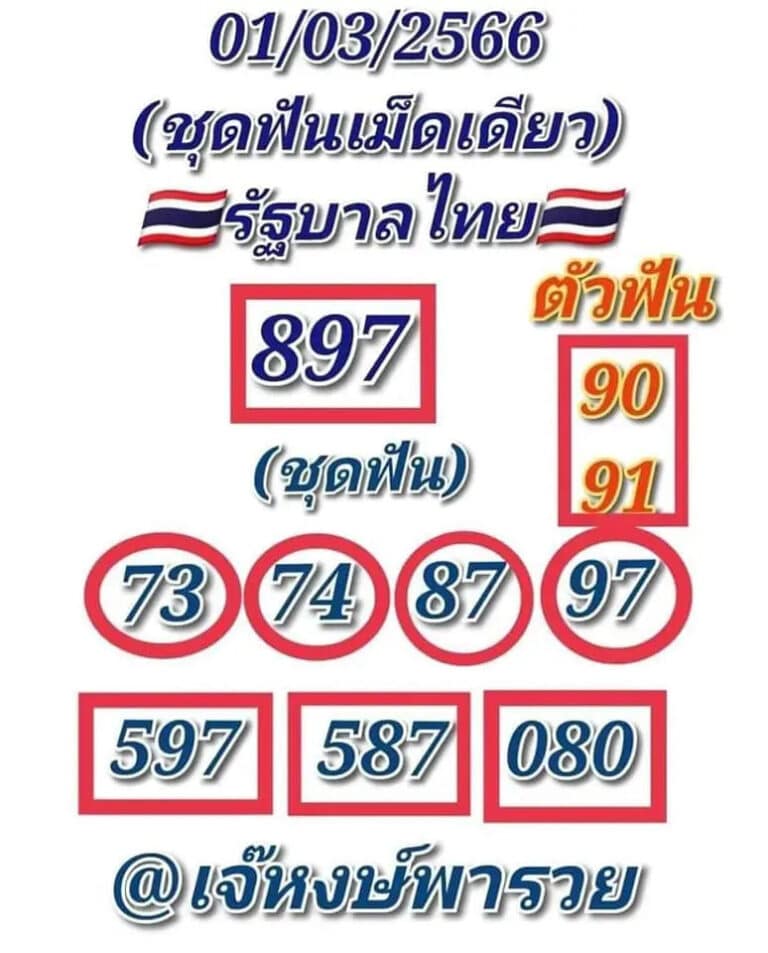 เลขเด็ดเจ๊หงษ์พารวย 1-3-66