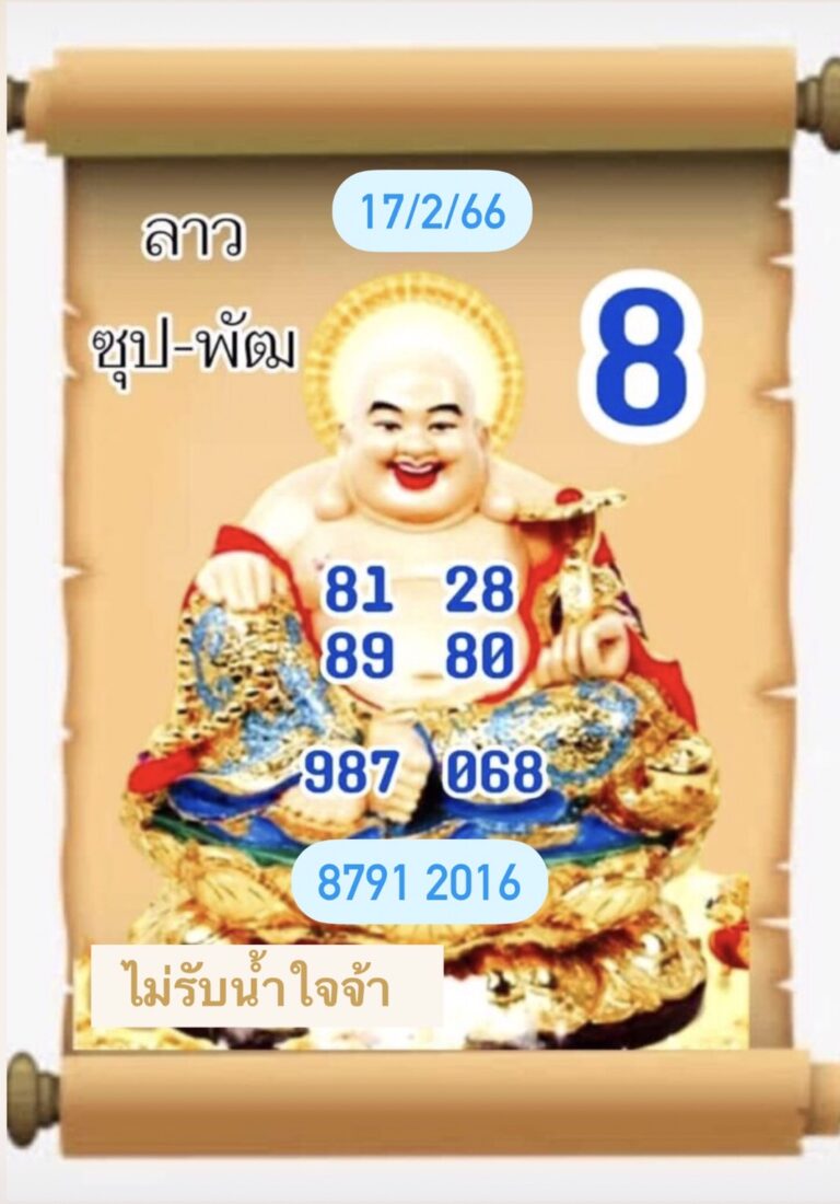 หวยลาว4ตัว 17-2-66