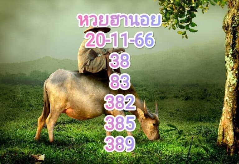 หวยฮานอย 20-11-66