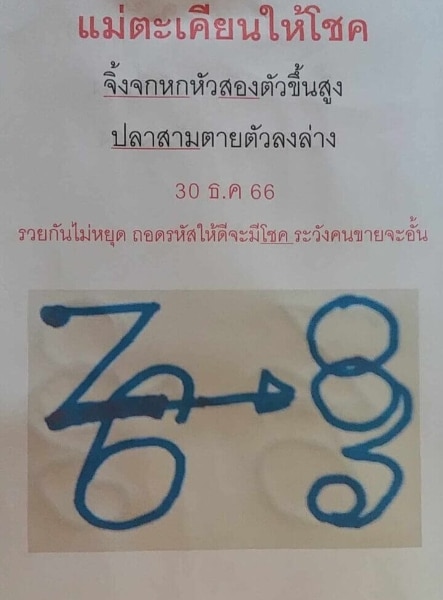 หวยแม่ตะเคียนให้โชค 30-12-66