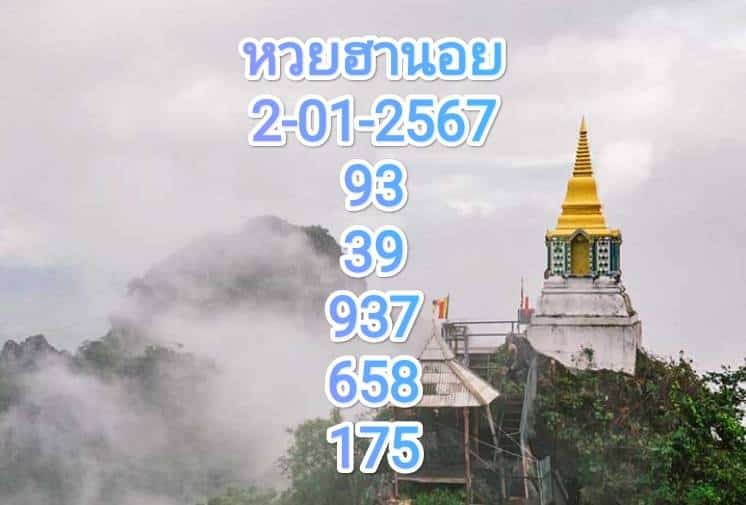 หวยฮานอยวันนี้ 2-01-2567