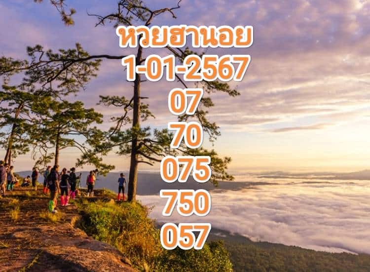 หวยฮานอยวันนี้ 1-01-2567