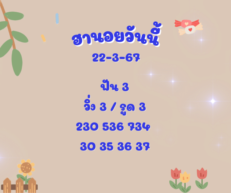 ฮานอยวันนี้ 22-3-67