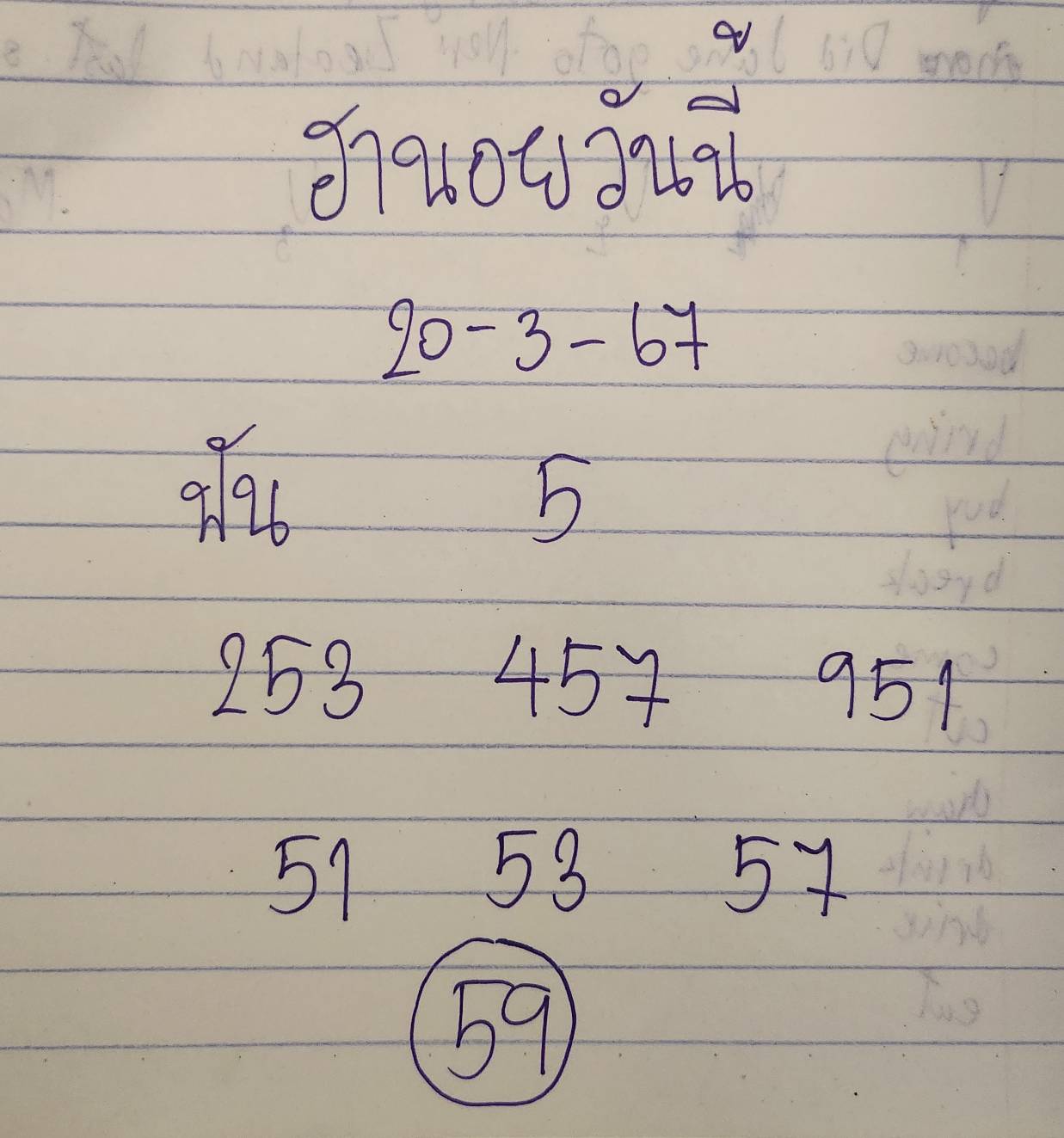 ฮานอยวันนี้ 20-3-67