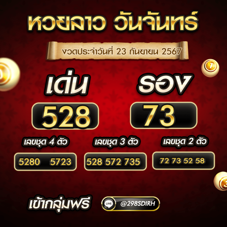 แนวทางหวยลาววันนี้ 23-2-67