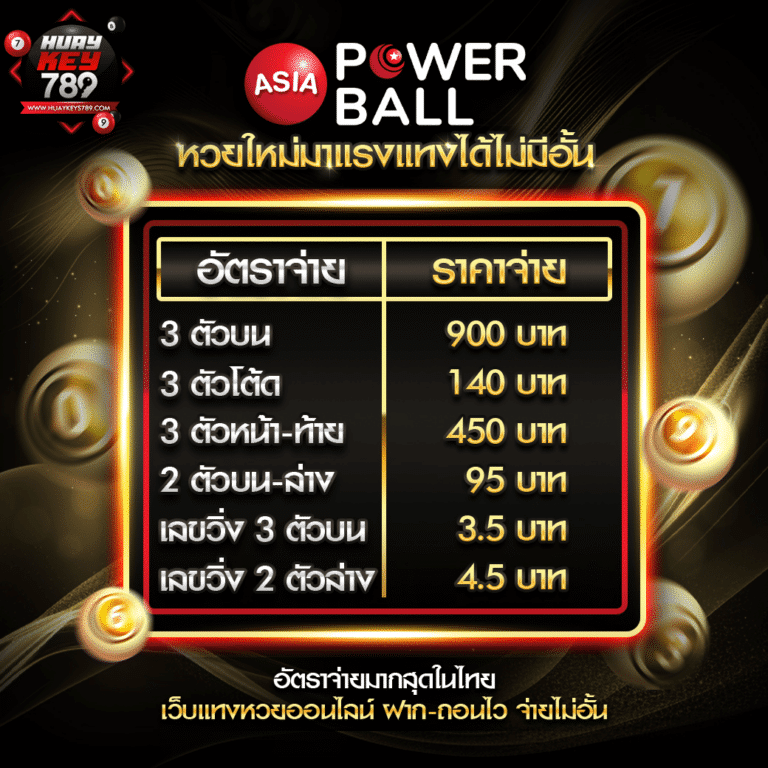 แนวทางหวย asia powerball